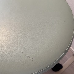 12/20まで 水色 ラウンドスツール の画像