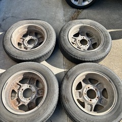 ジムニー ja11 ja71 sj30 アルミホイール 4本 逆ばきの画像