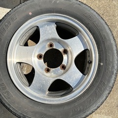 ジムニー ja11 ja71 sj30 アルミホイール 4本 逆ばきの画像