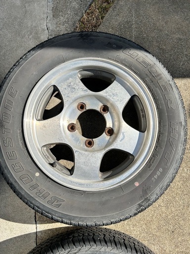 ジムニー ja11 ja71 sj30 アルミホイール 4本 逆ばき