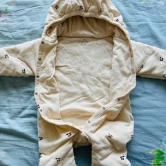 新品　ベビーつなぎ(冬用) 70サイズの画像