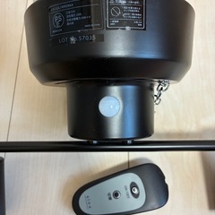 aina 4灯シーリングライト ブラック リモコン付き　インテリア　おしゃれの画像