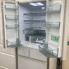 90分の無料軽トラック貸出サービス！【HITACHI】6ドア冷蔵庫（R-XG5100H）のご紹介です!の画像