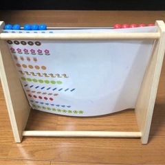KUMON そろばん 120 珠 赤と青の画像