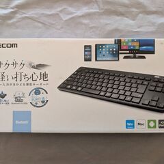 Bluetooth薄型コンパクトキーボード ELECOM TK-FBM119KBKの画像