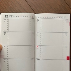 2026年の手帳 新品の画像