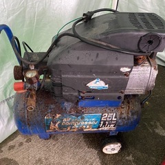 サンドブラスト　キャビネット　コンプレッサー　サブタンクの画像