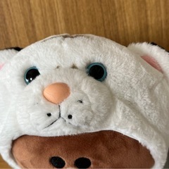 ブラウン　ホワイトタイガー　ぬいぐるみの画像