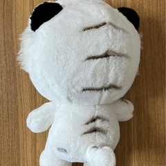 ブラウン　ホワイトタイガー　ぬいぐるみの画像