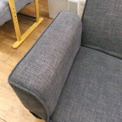 2人掛けソファ 幅145 ローソファ リクライニング ファブリック 布製 ソファー クッション付き 札幌市厚別区 厚別店の画像