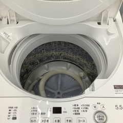 90分の無料軽トラック貸出サービス！【SHARP】全自動洗濯機（ES-GE5H-W）のご紹介です!の画像