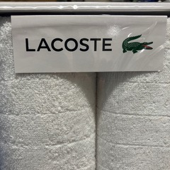 O 2512-391 LACOSTE タオル3点セット　新品未使用品の画像