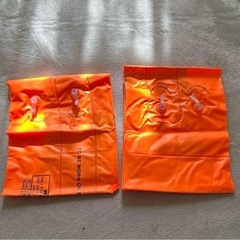 【新品】アームリング 浮き輪 腕浮き輪 水泳補助アイテム　オレンジの画像