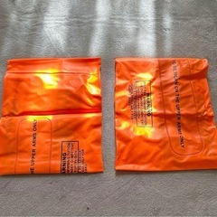 【新品】アームリング 浮き輪 腕浮き輪 水泳補助アイテム　オレンジの画像