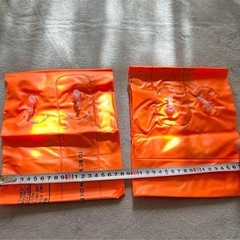 【新品】アームリング 浮き輪 腕浮き輪 水泳補助アイテム　オレンジの画像