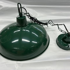 【アートワークスタジオ】吊り下げペンダントライト　GREEN レトロ照明
の画像