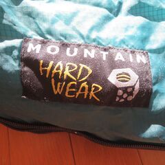 寝袋 Mountain Hard Wear社製 緑色 の画像