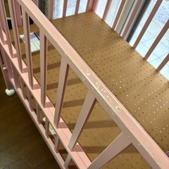 KATOJI ベビーベッド　ピンクの画像