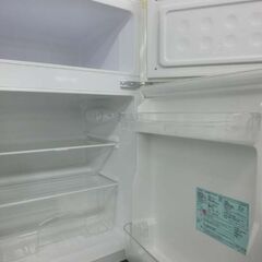 85L 2ドア冷蔵庫 2018年製 アマダナ AT-RF85B ホワイト TAGlabel by amadana ハイアール 直冷式 小型 小さめ 家電 キッチン家電 札幌市 西野店の画像