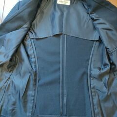 ブラック ダブルボタン パンツスーツ　オンライン決済可の画像