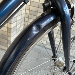 中古　無印良品　　ママチャリ　シティサイクル　
自転車　26インチ　紺色の画像