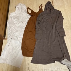 授乳服 産前産後 マタニティMサイズ 授乳口付き 暖かの画像