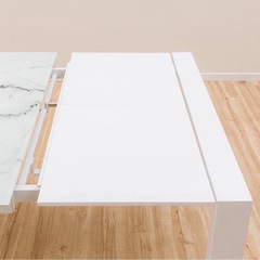 ニトリ　大理石　ダイニングテーブルの画像