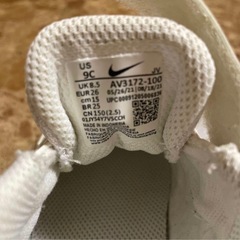 美品 NIKEスニーカー 白 15センチの画像