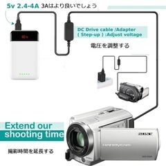 Raeisusp USB カメラキット 充電配給コード デジタルビデオカメラ中古の画像