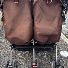 双子用　ベビーカーの画像