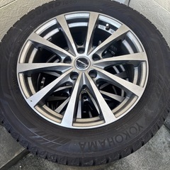 【決まりました】スタッドレス＆アルミホイール 4本 | ヨコハマ アイスガード IG60 | 215/60R17 | 2017年製ですが溝たっぷり！の画像