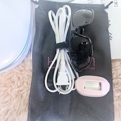 ケノン脱毛器 v7.1　残ショット数：レベル10で288,873回可能。美顔カートリッジおまけ付。の画像