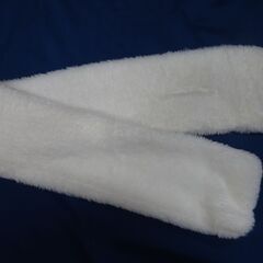 ( E-113 )ティペット ３つまとめて セット まとめ売り ベージュ ピンクベージュ ホワイト 白 フェイクファー マフラー 中古の画像