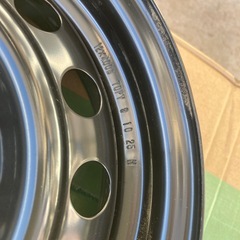 12インチ鉄ホイール　新品未使用（新車外し）4本セットの画像