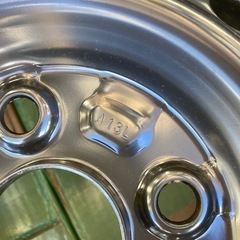 12インチ鉄ホイール　新品未使用（新車外し）4本セットの画像