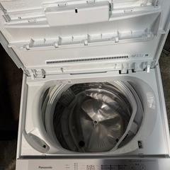 パナソニック 全自動洗濯機 5kg NA-F5B1-LH ライトグレー ビッグウェーブ洗浄の画像
