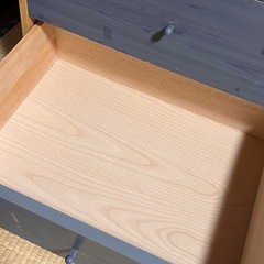 青色の収納棚  4段 重量感あり！の画像