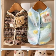 [美品]ペット冬服ボアジャケット
の画像