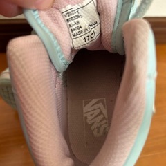 キッズ　17cm VANS スニーカー　の画像