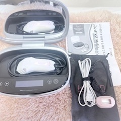 ケノン脱毛器 v7.1　残ショット数：レベル10で288,873回可能。美顔カートリッジおまけ付。の画像