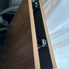 会議用折りたたみ机　キャスター付き　中古！の画像