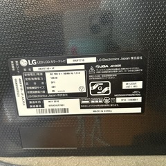 値下　LG 49インチ4Kテレビ　動作問題ありません綺麗に写りますの画像