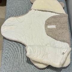 くま形ベビーおくるみの画像