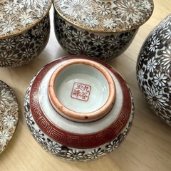 九谷焼　九谷玉峰 急須 湯呑み セットの画像