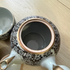 九谷焼　九谷玉峰 急須 湯呑み セットの画像