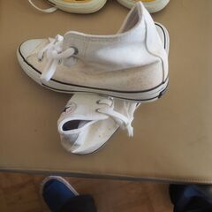 バスケットシューズ、コンバース、サイズ２７、先端は皮、２の画像