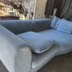 《今週限り》L字型ソファ 専用クッション付き！の画像