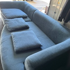 《今週限り》L字型ソファ 専用クッション付き！の画像