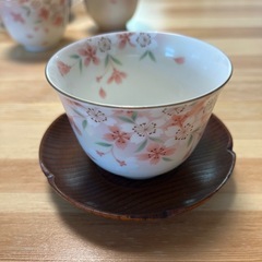 桜柄　湯呑みの画像