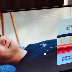 Panasonic VIERA 49V テレビ台付き(画面横線あり)の画像